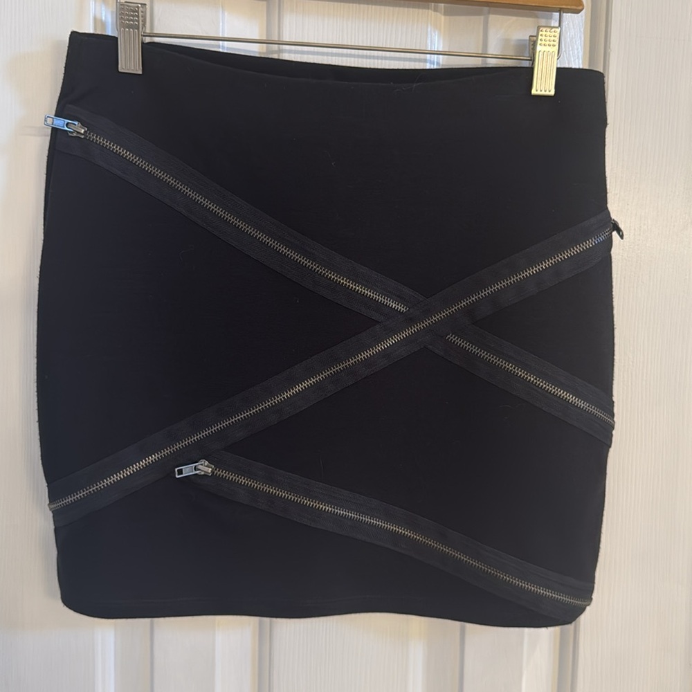 Vertigo Paris Vintage Black Zipper Mini - Picture 2 of 7